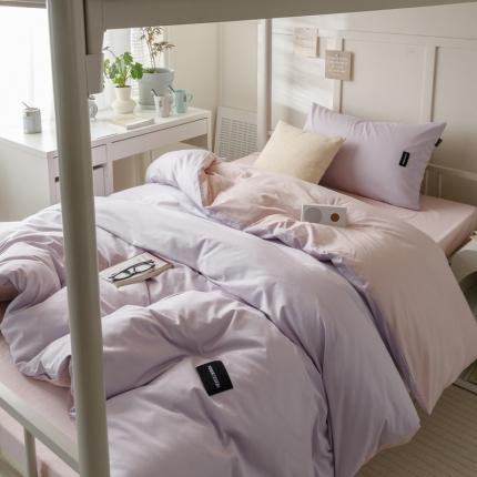 91家纺网 家纺一手货源 找家纺 （总）佳汐蓝 2023新款无印风全棉学生三件套