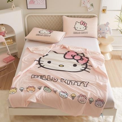 91家纺网 家纺一手货源 找家纺 （总）蘭菲家纺 2023新款三丽欧凉感系列夏被