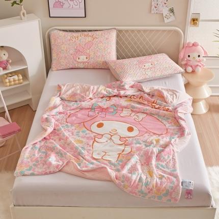 91家纺网 家纺一手货源 找家纺 （总）蘭菲家纺 2023新款三丽欧凉感系列夏被