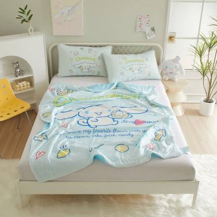 91家纺网 家纺一手货源 找家纺 （总）蘭菲家纺 2023新款三丽欧凉感系列夏被