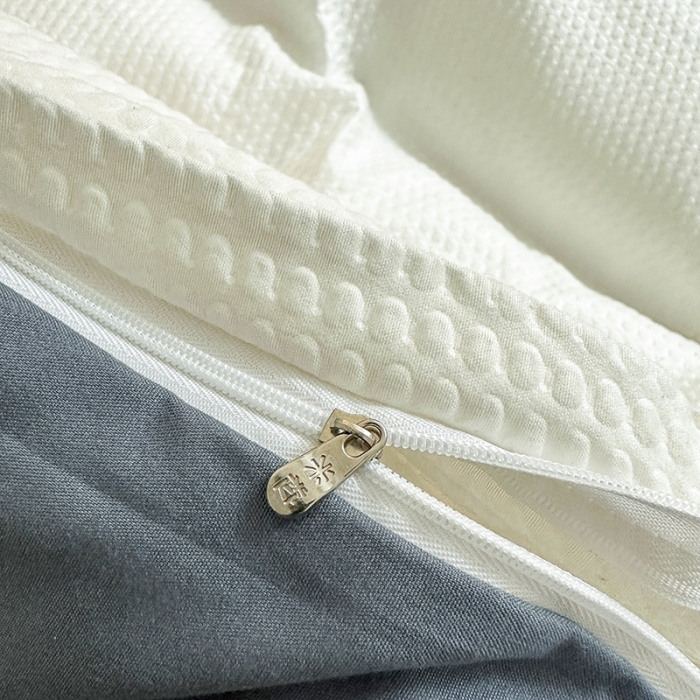 91家纺网 家纺一手货源 找家纺 （总）米粒家纺 2023新款AB版华夫格四件套