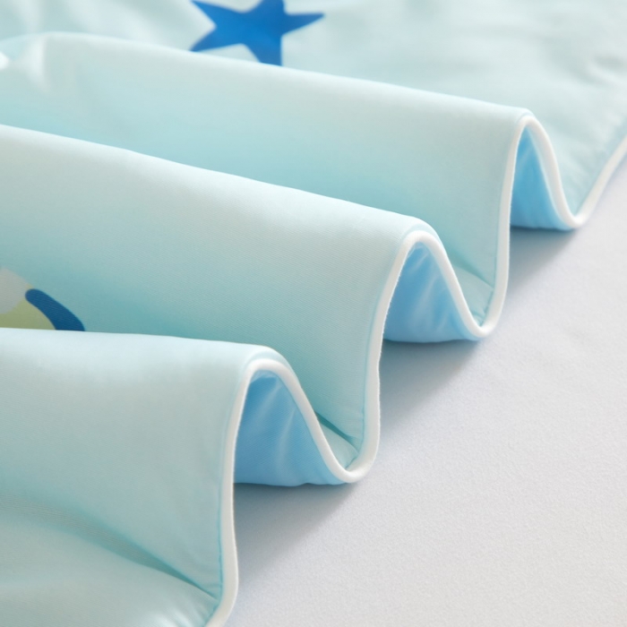 91家纺网 家纺一手货源 找家纺 蘭菲家纺 2023新款三丽欧凉感系列夏被 吃货