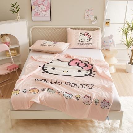 蘭菲家纺 2023新款三丽欧凉感系列夏被 粉系