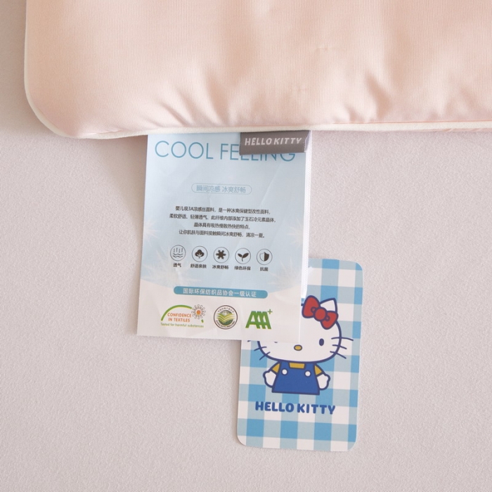 91家纺网 家纺一手货源 找家纺 蘭菲家纺 2023新款三丽欧凉感系列夏被 粉系