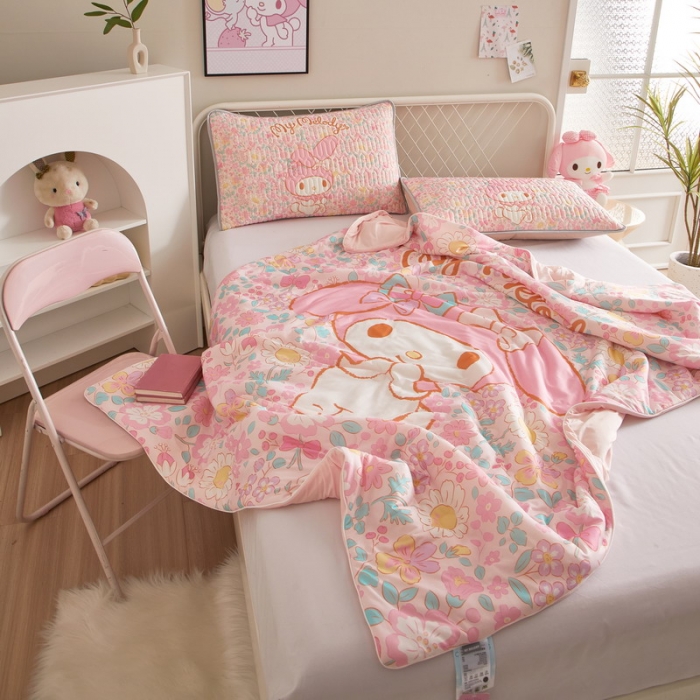 91家纺网 家纺一手货源 找家纺 蘭菲家纺 2023新款三丽欧凉感系列夏被 闺蜜