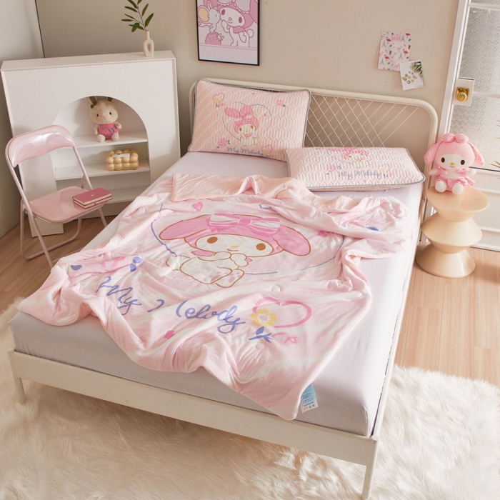 91家纺网 家纺一手货源 找家纺 蘭菲家纺 2023新款三丽欧凉感系列夏被 天真