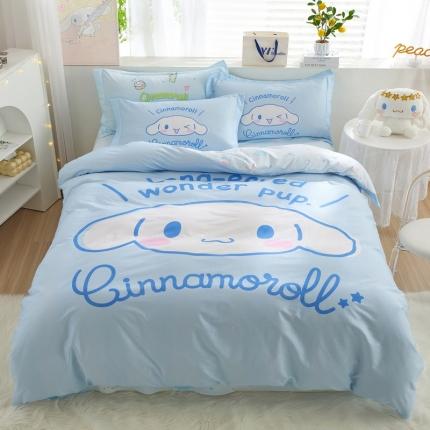 91家纺网 家纺一手货源 找家纺 （总）蘭菲家纺 2023新款全棉大版卡通四件套