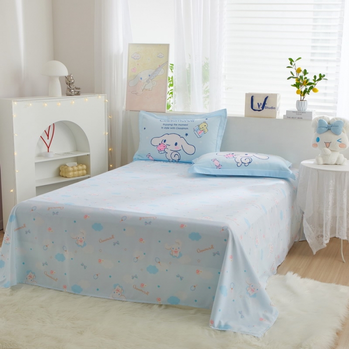 91家纺网 家纺一手货源 找家纺 蘭菲家纺 2023新款全棉大版卡通四件套 吃货