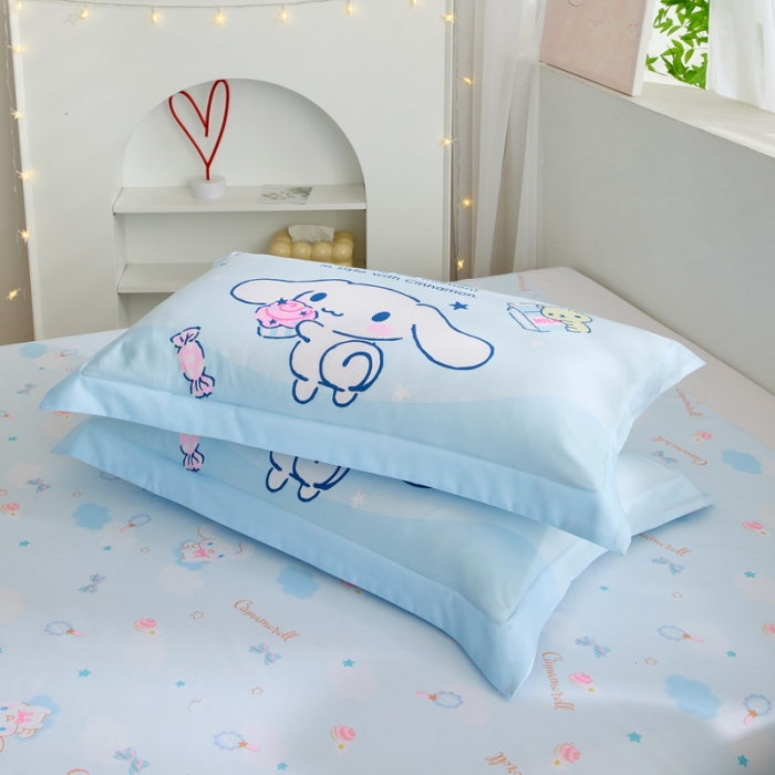 91家纺网 家纺一手货源 找家纺 蘭菲家纺 2023新款全棉大版卡通四件套 吃货