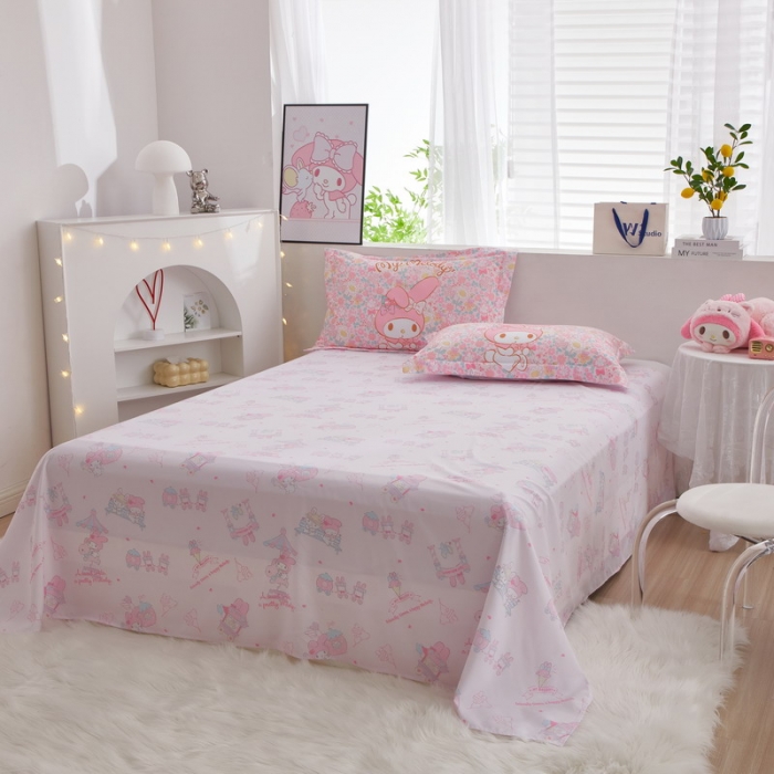 91家纺网 家纺一手货源 找家纺 蘭菲家纺 2023新款全棉大版卡通四件套 闺蜜