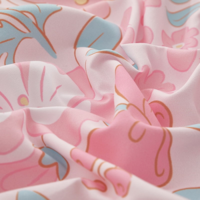 91家纺网 家纺一手货源 找家纺 蘭菲家纺 2023新款全棉大版卡通四件套 闺蜜