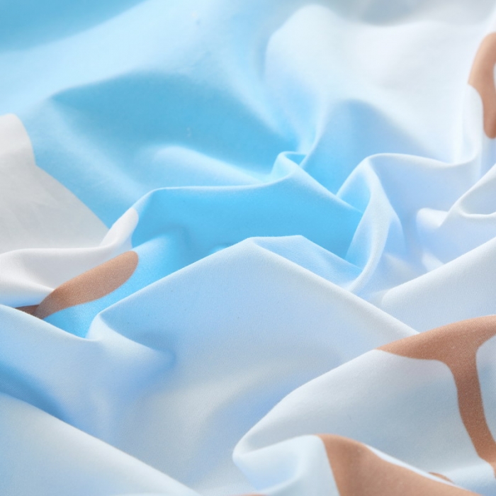 91家纺网 家纺一手货源 找家纺 蘭菲家纺 2023新款全棉大版卡通四件套 果果