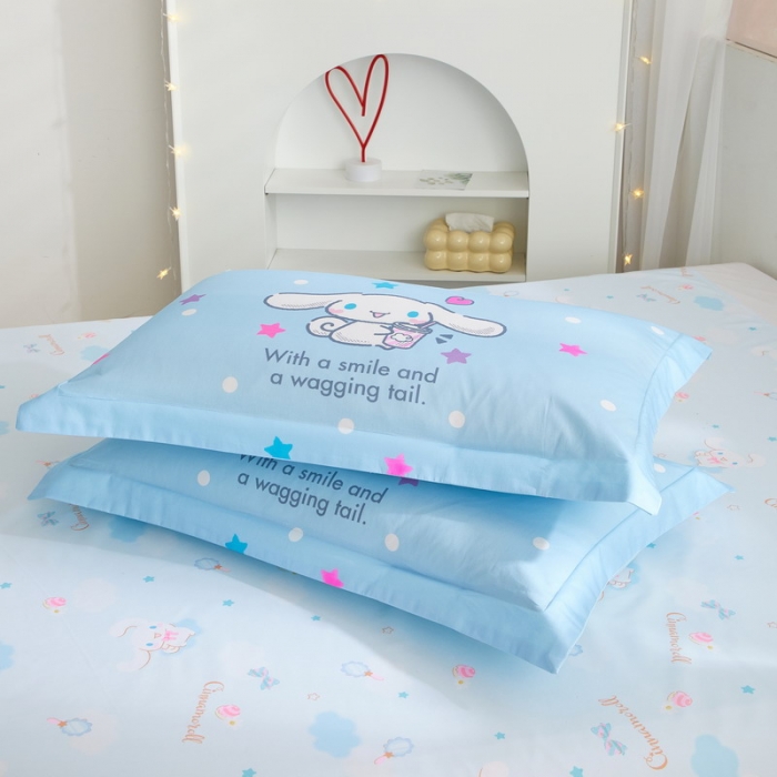 91家纺网 家纺一手货源 找家纺 蘭菲家纺 2023新款全棉大版卡通四件套 奶茶来了