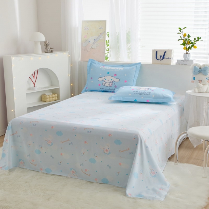 91家纺网 家纺一手货源 找家纺 蘭菲家纺 2023新款全棉大版卡通四件套 奶茶来了