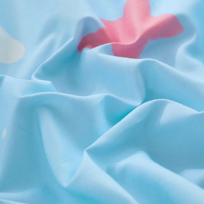 91家纺网 家纺一手货源 找家纺 蘭菲家纺 2023新款全棉大版卡通四件套 奶茶来了