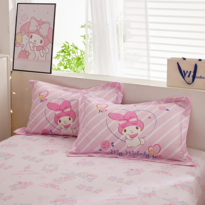 91家纺网 家纺一手货源 找家纺 蘭菲家纺 2023新款全棉大版卡通四件套 天真