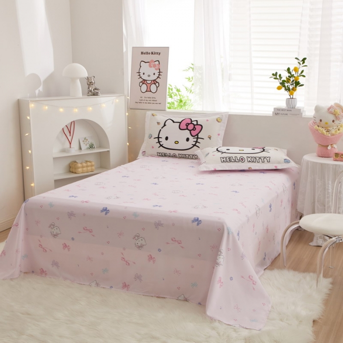 91家纺网 家纺一手货源 找家纺 蘭菲家纺 2023新款全棉大版卡通四件套 甜品站