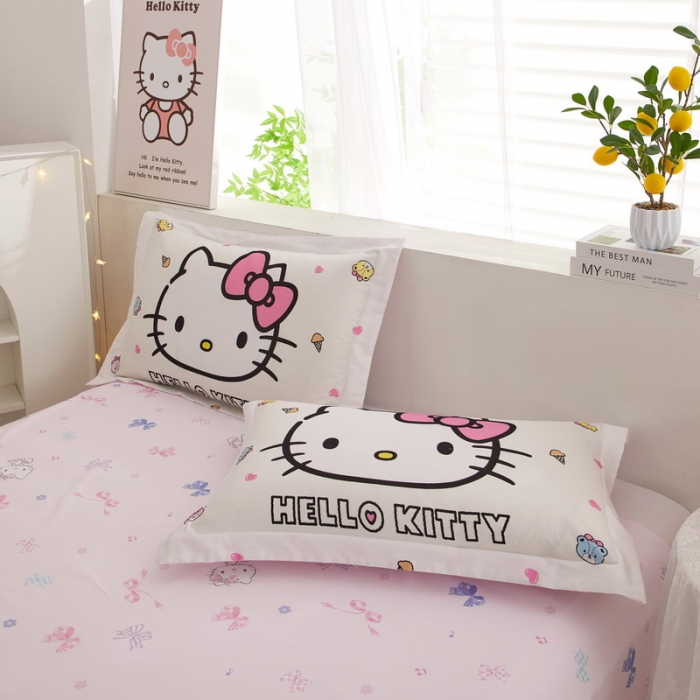 91家纺网 家纺一手货源 找家纺 蘭菲家纺 2023新款全棉大版卡通四件套 甜品站