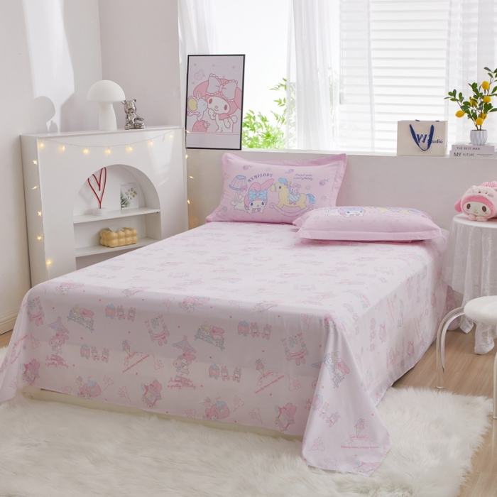 91家纺网 家纺一手货源 找家纺 蘭菲家纺 2023新款全棉大版卡通四件套 小乐乐