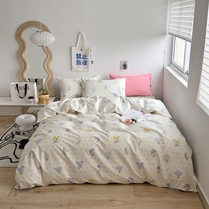 91家纺网 家纺一手货源 找家纺 （总）怡家居 2023新款全棉小清新印花四件套