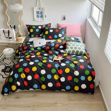 91家纺网 家纺一手货源 找家纺 （总）怡家居 2023新款全棉小清新印花四件套