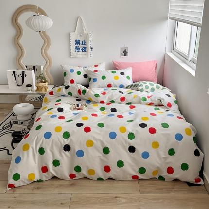 91家纺网 家纺一手货源 找家纺 （总）怡家居 2023新款全棉小清新印花四件套