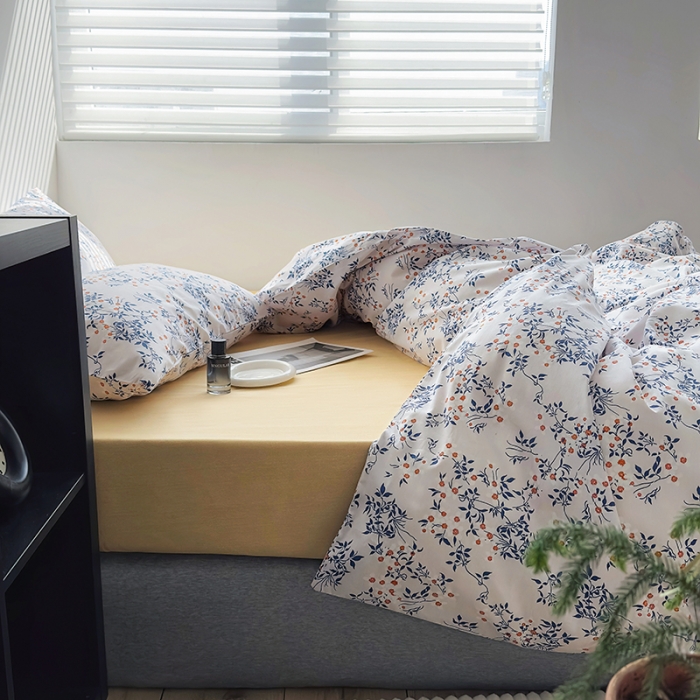 91家纺网 家纺一手货源 找家纺 怡家居 2023新款全棉小清新印花四件套 洛研