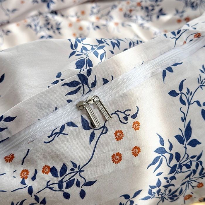 91家纺网 家纺一手货源 找家纺 怡家居 2023新款全棉小清新印花四件套 洛研