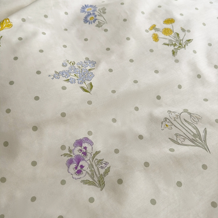 91家纺网 家纺一手货源 找家纺 怡家居 2023新款全棉小清新印花四件套 美西