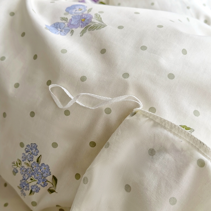 91家纺网 家纺一手货源 找家纺 怡家居 2023新款全棉小清新印花四件套 美西