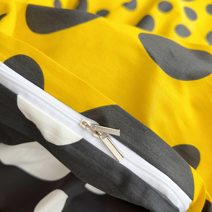 91家纺网 家纺一手货源 找家纺 怡家居 2023新款全棉小清新印花四件套 梦幻-黄