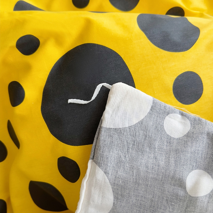 91家纺网 家纺一手货源 找家纺 怡家居 2023新款全棉小清新印花四件套 梦幻-黄