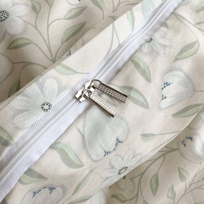 91家纺网 家纺一手货源 找家纺 怡家居 2023新款全棉小清新印花四件套 梦田-绿