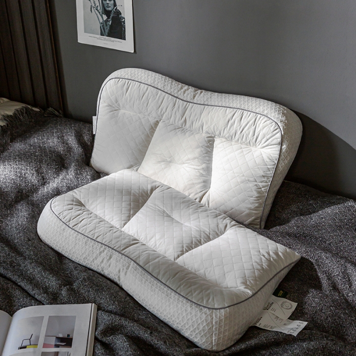 91家纺网 家纺一手货源 找家纺 多点家居 2023新款纯棉自由乳胶憨睡枕保健枕芯