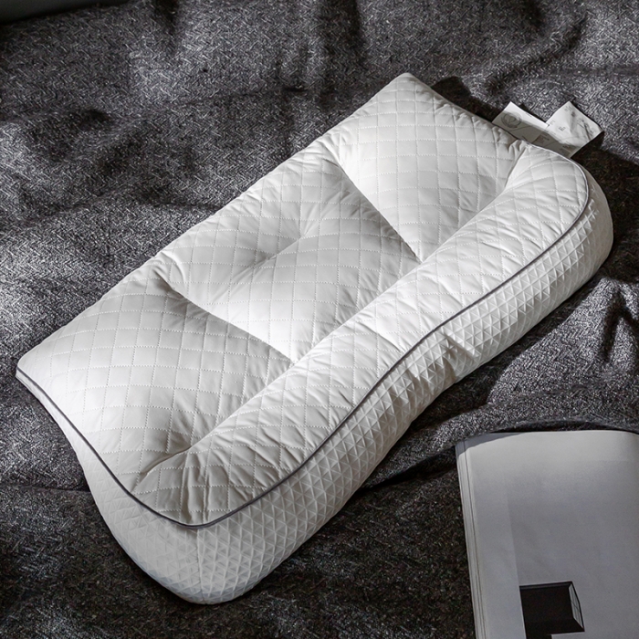 91家纺网 家纺一手货源 找家纺 多点家居 2023新款纯棉自由乳胶憨睡枕保健枕芯