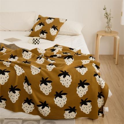 91家纺网 家纺一手货源 找家纺 （总）暖绵绵 2025新款星空树莓系列盖毯