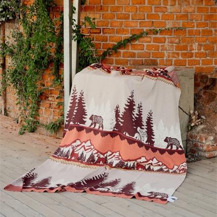 91家纺网 家纺一手货源 找家纺 （总）暖绵绵 2025新款休闲毯盖毯林中小鹿和赛尔熊