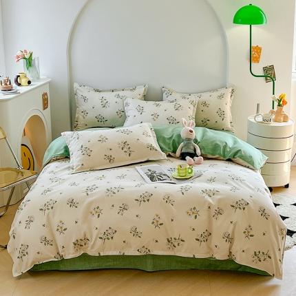 91家纺网 家纺一手货源 找家纺 （总）世爵家纺 2025新款亲肤印花磨毛四件套