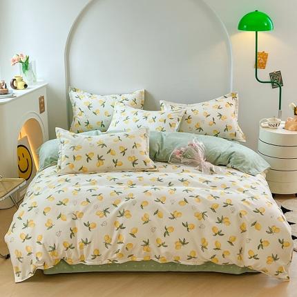 91家纺网 家纺一手货源 找家纺 （总）世爵家纺 2025新款亲肤印花磨毛四件套