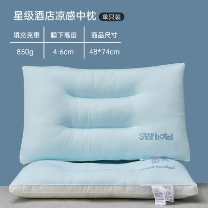 91家纺网 家纺一手货源 找家纺 （总）昕科 2025新款A类星级酒店凉感枕（高中低款）枕芯枕头直播爆款