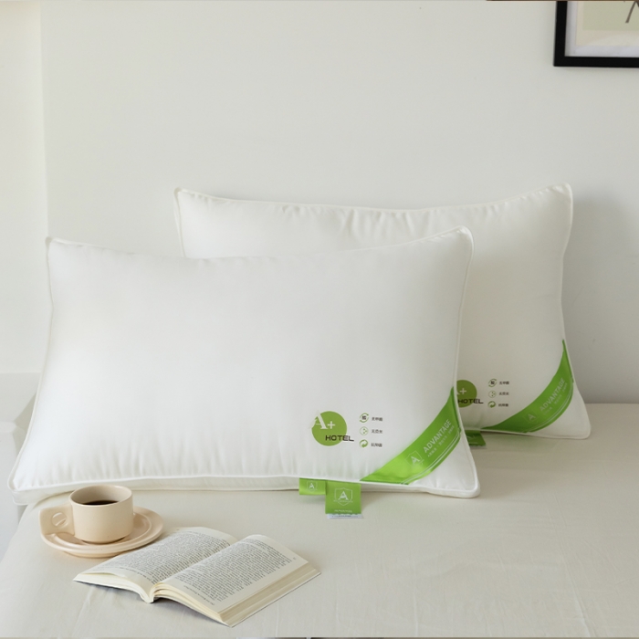 91家纺网 家纺一手货源 找家纺 拾光枕芯 2023新款A+杜邦双向酒店纤维护颈枕 立体高枕