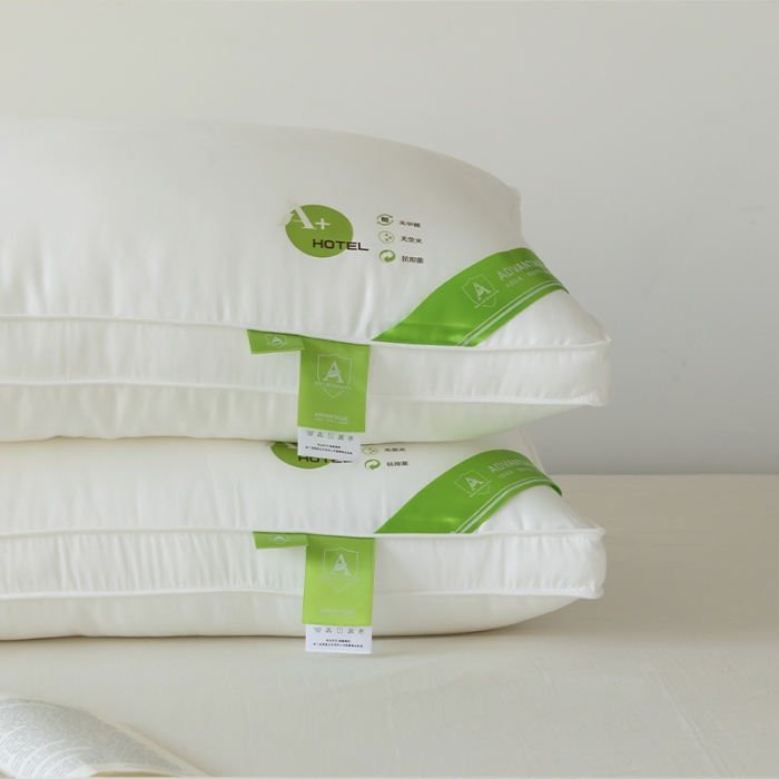 91家纺网 家纺一手货源 找家纺 拾光枕芯 2023新款A+杜邦双向酒店纤维护颈枕 立体高枕