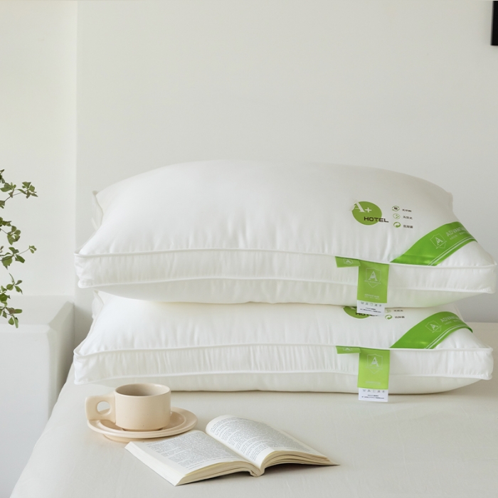 91家纺网 家纺一手货源 找家纺 拾光枕芯 2023新款A+杜邦双向酒店纤维护颈枕 立体高枕