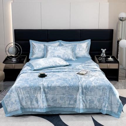 91家纺网 家纺一手货源 找家纺 （总）丽卡家纺 2023新款天丝舒适夏被四件套