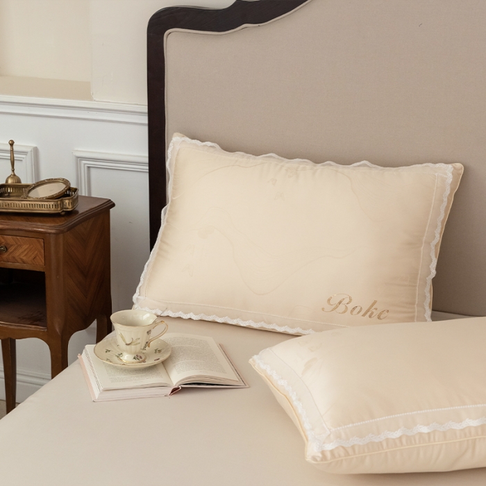 91家纺网 家纺一手货源 找家纺 拾光 2023新款一晚燕窝亲肤枕枕头枕芯系列 蜜黄