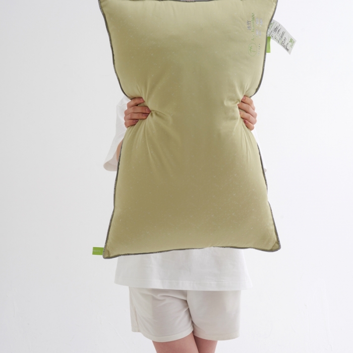 91家纺网 家纺一手货源 找家纺 拾光 2023新款天丝冰竹凉感枕酒店专用天然透气 琉璃金