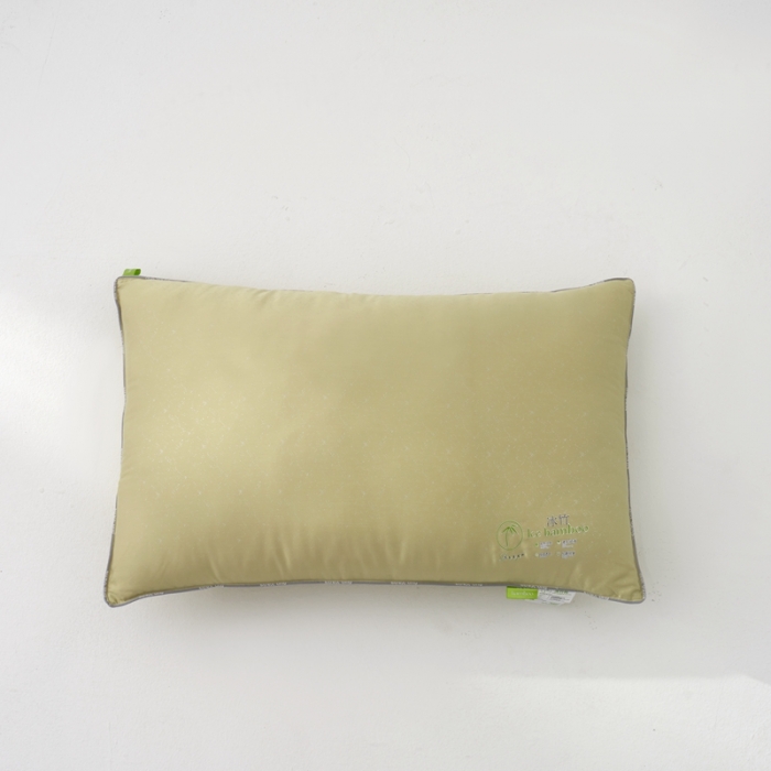 91家纺网 家纺一手货源 找家纺 拾光 2023新款天丝冰竹凉感枕酒店专用天然透气 琉璃金