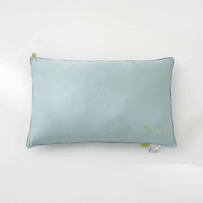 91家纺网 家纺一手货源 找家纺 拾光 2023新款天丝冰竹凉感枕酒店专用天然透气 晴蓝