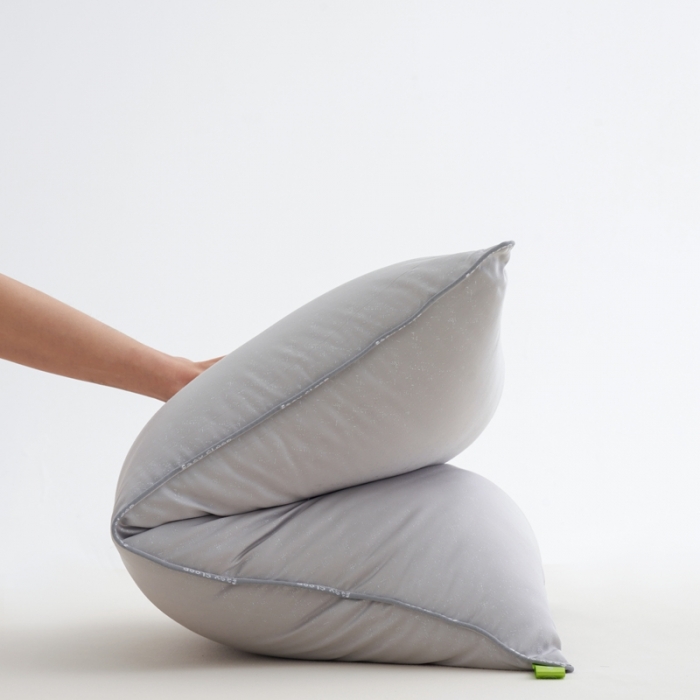 91家纺网 家纺一手货源 找家纺 拾光 2023新款天丝冰竹凉感枕酒店专用天然透气 雪灰