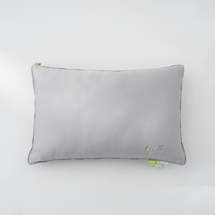 91家纺网 家纺一手货源 找家纺 拾光 2023新款天丝冰竹凉感枕酒店专用天然透气 雪灰